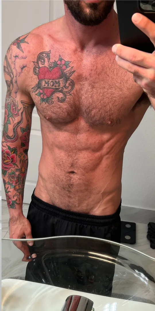 Same client after lean muscle gain