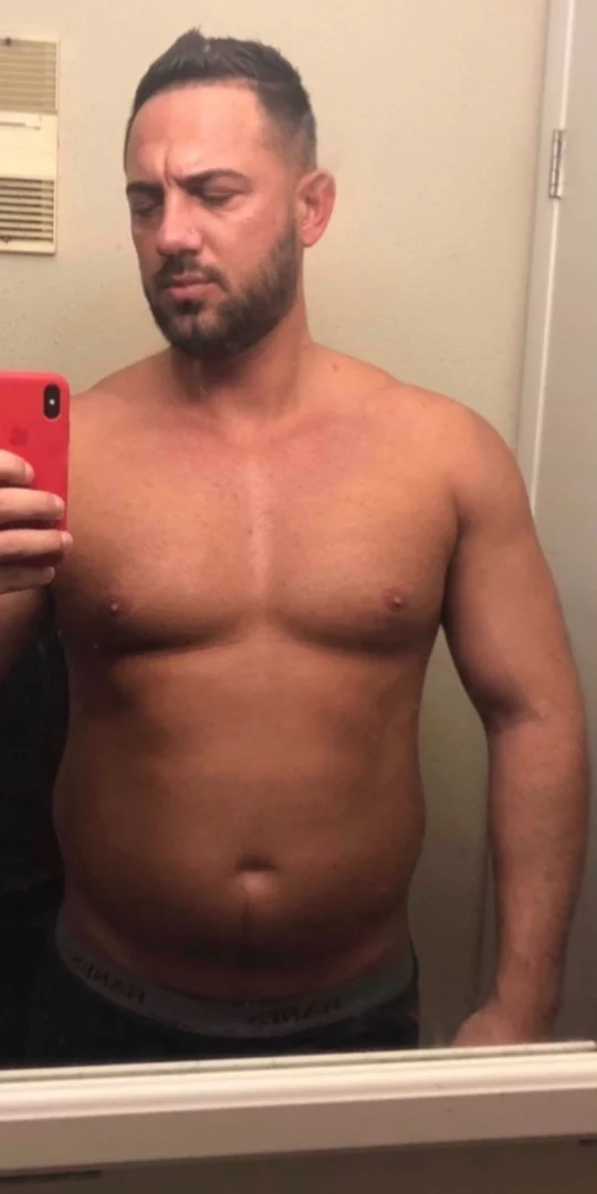 Client before, lean muscle gain