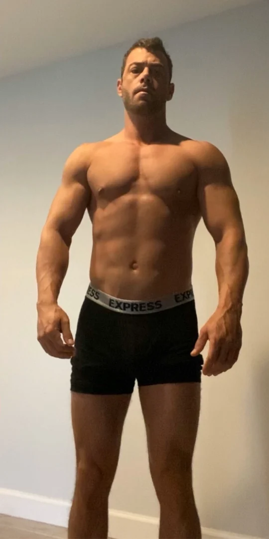 Same client after lean muscle gain